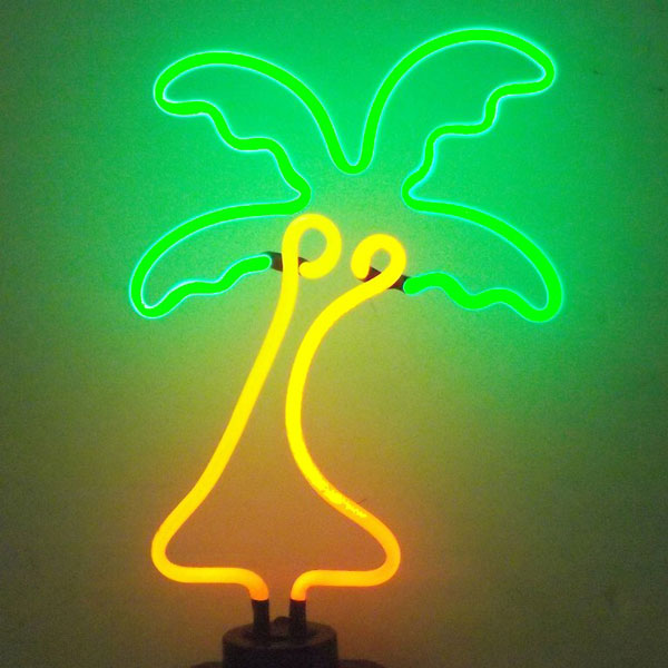 Palm Tree Neon Sculpture